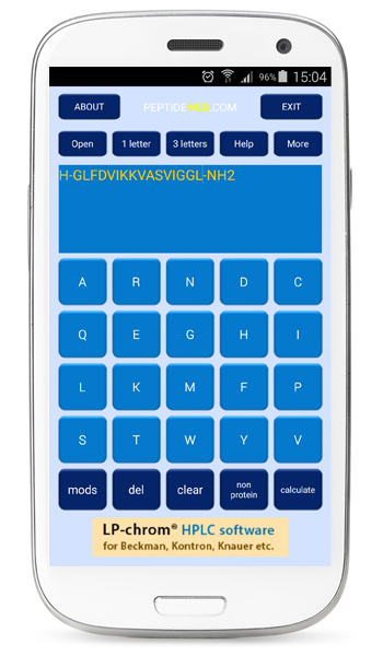 peptide calculator for android