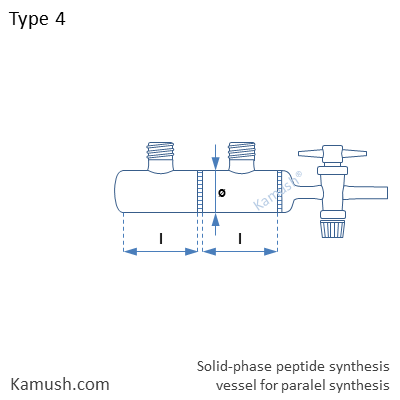 Reactor for peptide synthesis